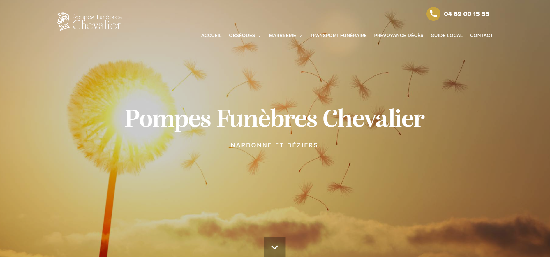 Pompes funèbres pour organisation d'obsèques avec accompagnement à Béziers dans l'Hérault - Pompes Funèbres Chevalier