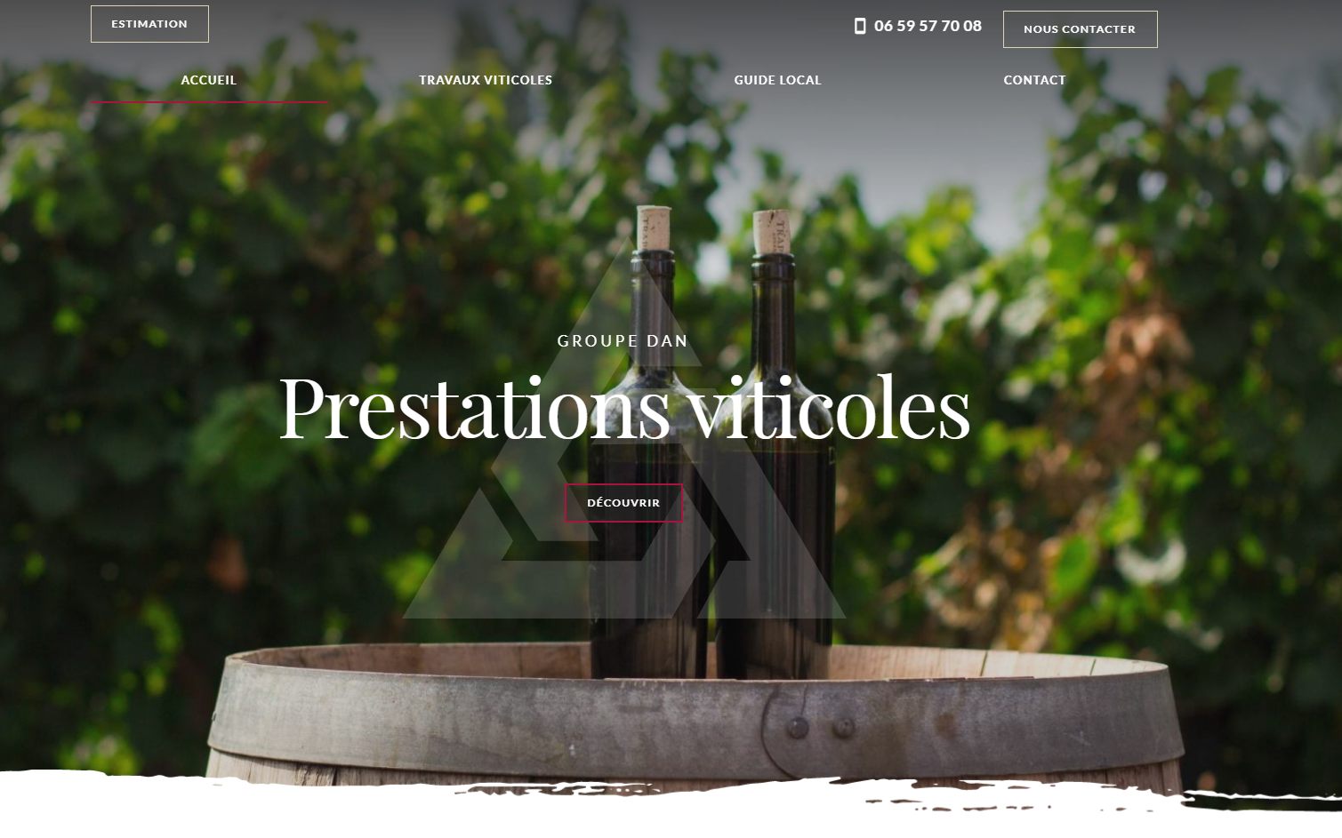 Spécialiste de travaux viticoles en Gironde