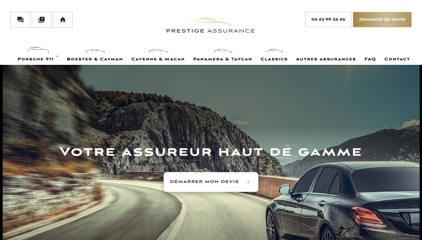 Assurer sa 911 au meilleur prix à Aix en Provence - Prestige Assurance