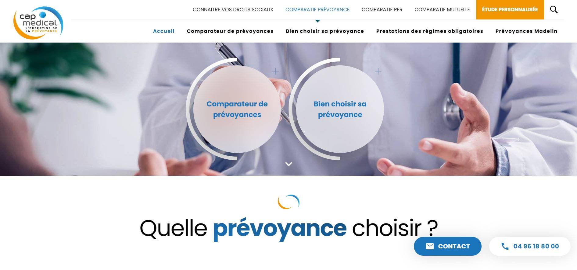 Meilleur contrat de prévoyance pour professions libérales médicales