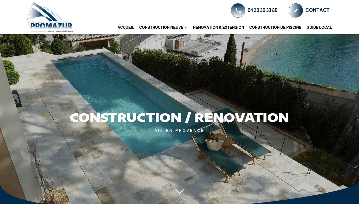 Entreprise de rénovation sur Aix en Provence - Promazur
