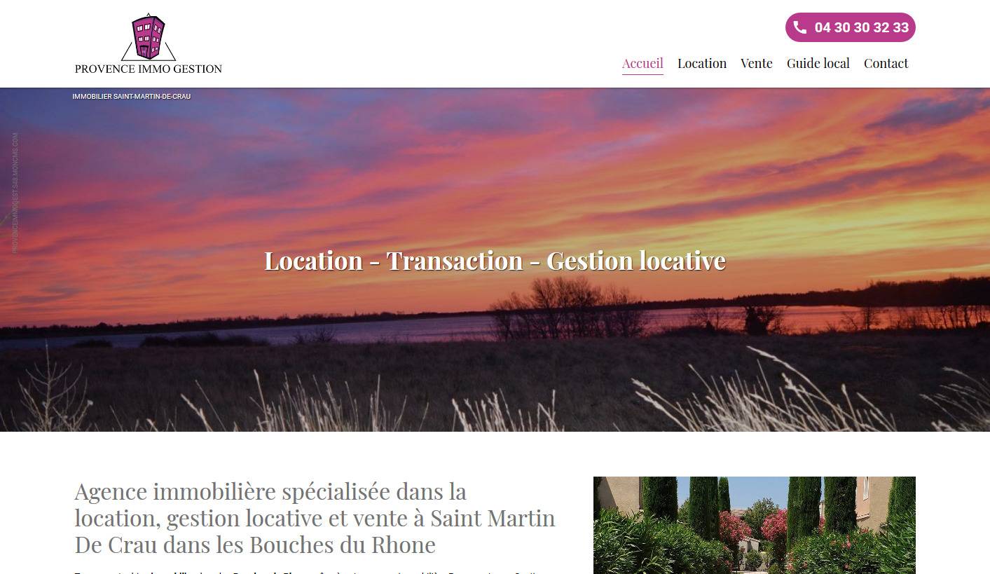 Acheter ou louer un bien immobilier à Saint-Martin-de-Crau - Provence Immo Gestion