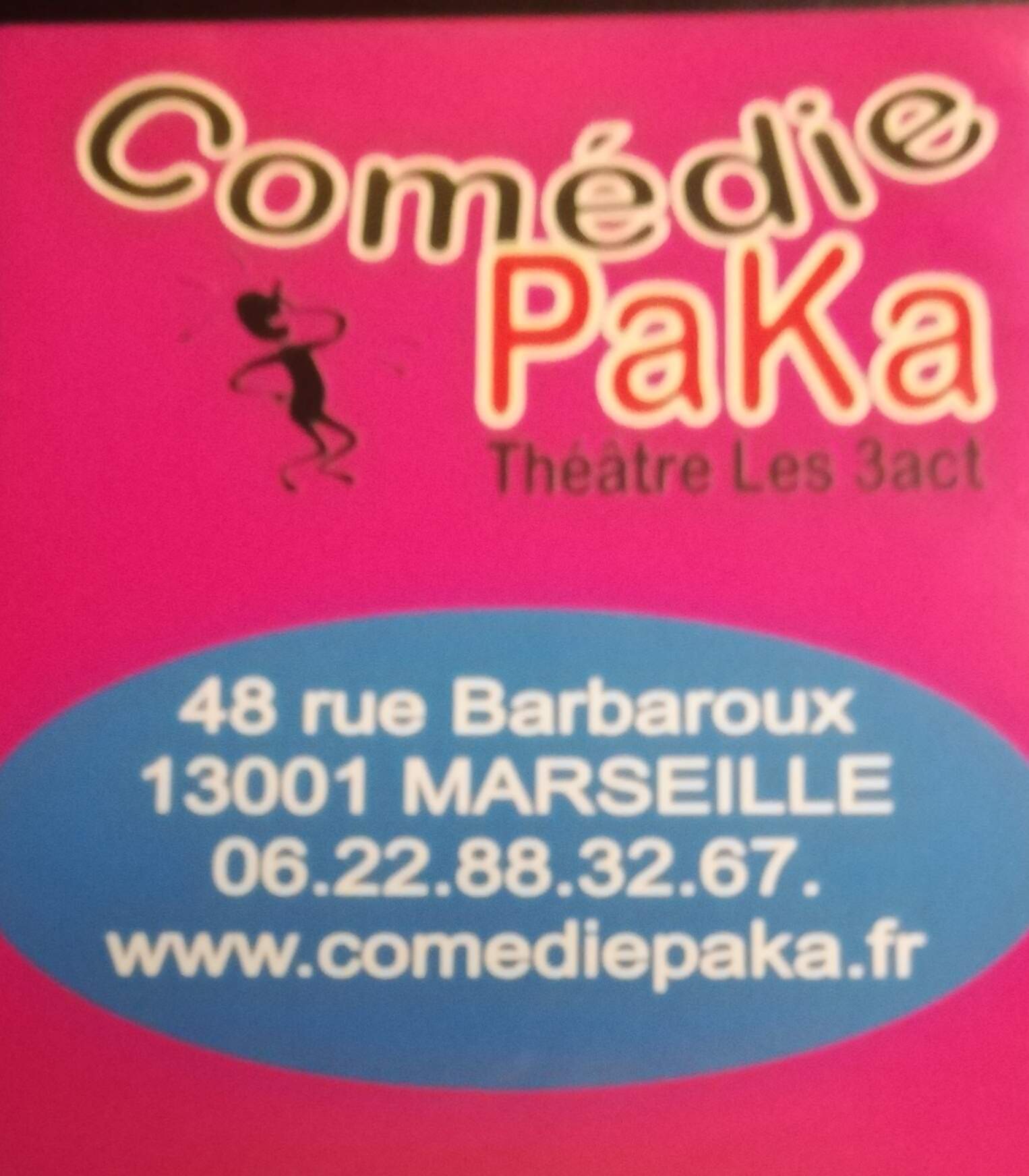 Théâtre humour marseille les 3act
