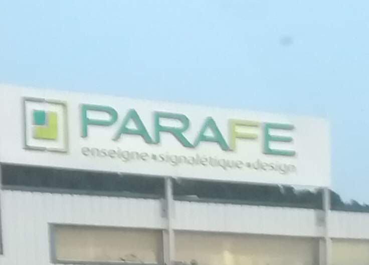 fabricant, concepteur d'enseignes, de signalétiques et d'agencements Auriol Parafe