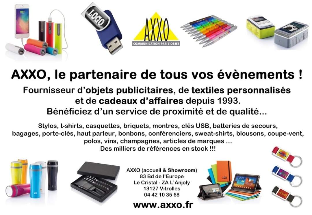 Création de cadeaux d'entreprise promotionnels personnalisé Marignane proche Vitrolles Axxo
