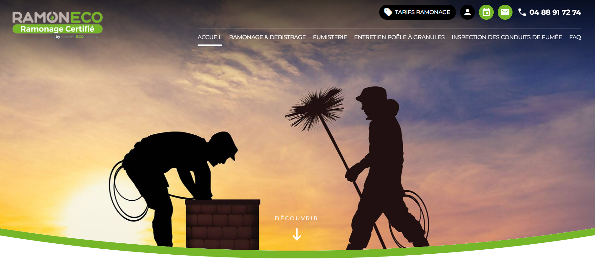 Entreprise de ramonage certifiée à Marseille pour poêle à bois avec certificat électronique à Marseille et sa région : Ramonéco