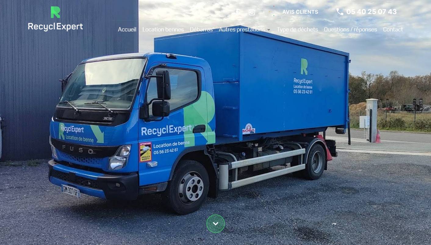 Comment louer une benne pour un chantier en Gironde ? - Recyclexpert