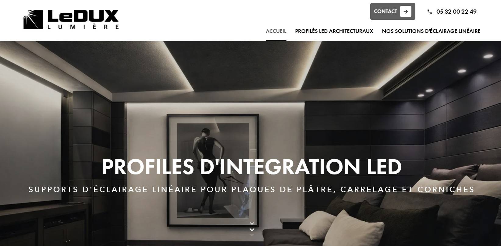 Profilés LED professionnels aluminium à Paris et en IDF : Expertise LeDUX LED