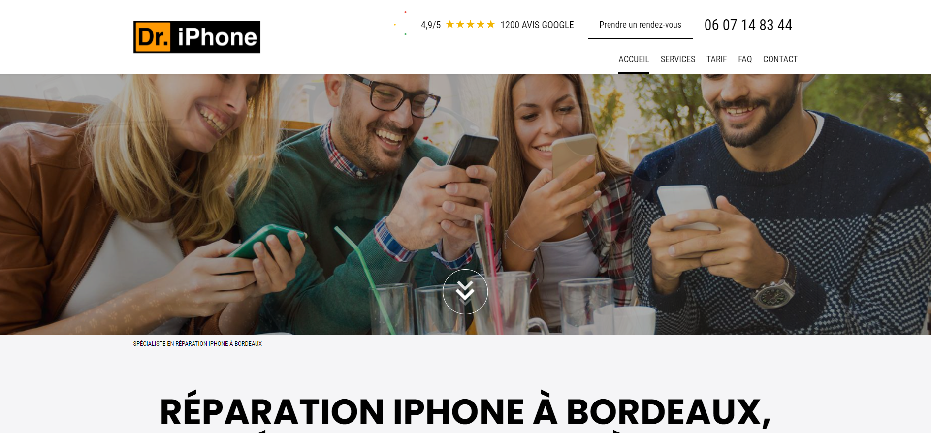 Réparation d'iPhone et Ipad à domicile autour de Bordeaux
