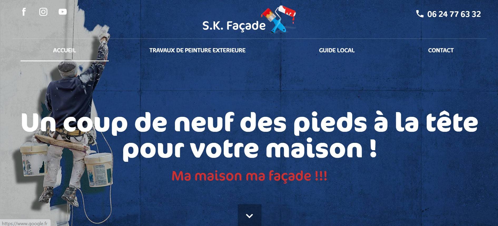 Mise en peinture de vos facades dans le cadre d'une rénovation roanne