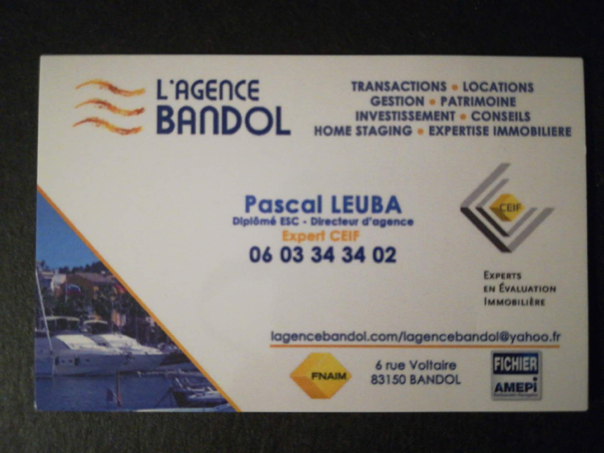 immobilier Bandol L'agence Bandol