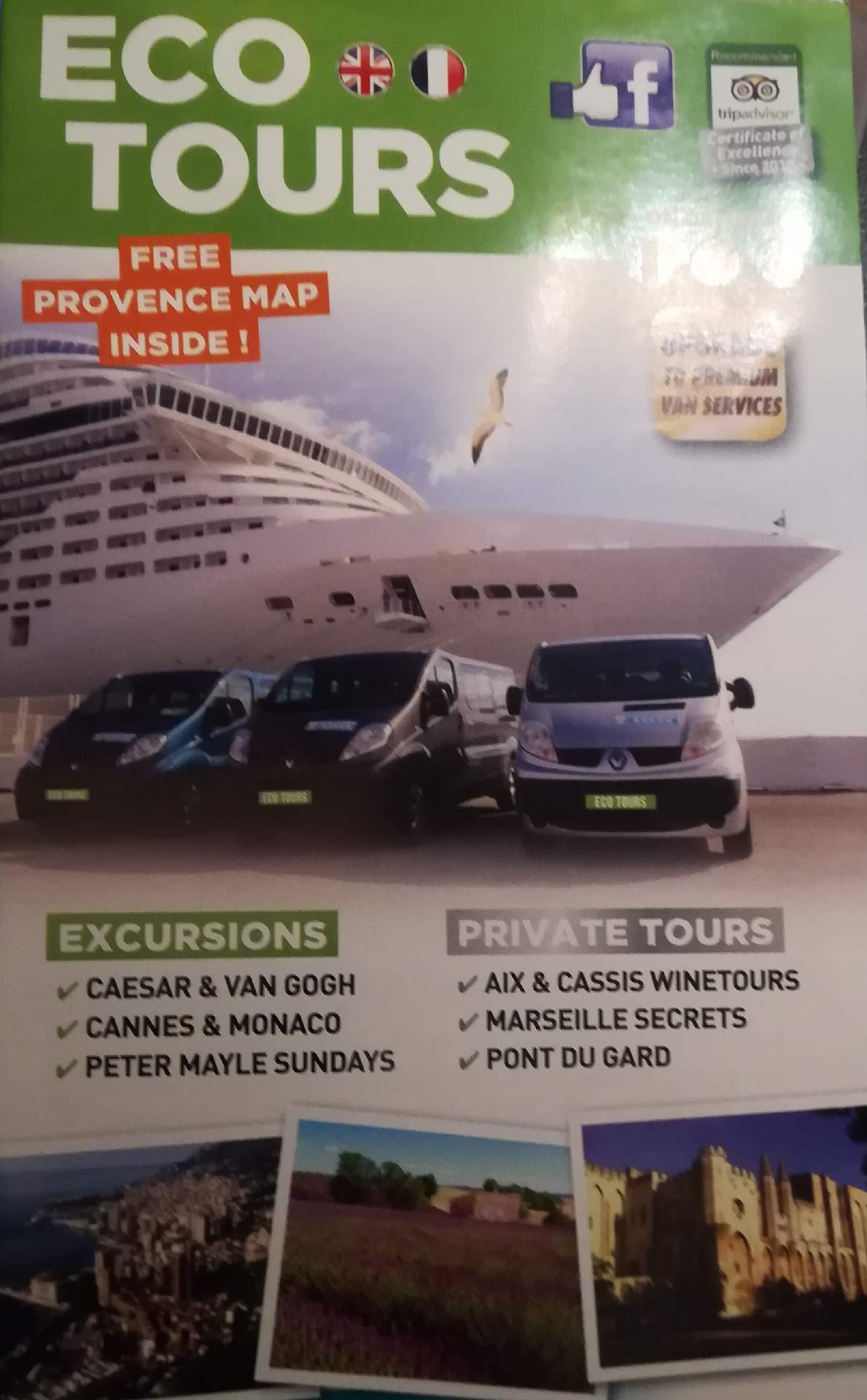 circuits touristiques en bus Marseille Provence connections