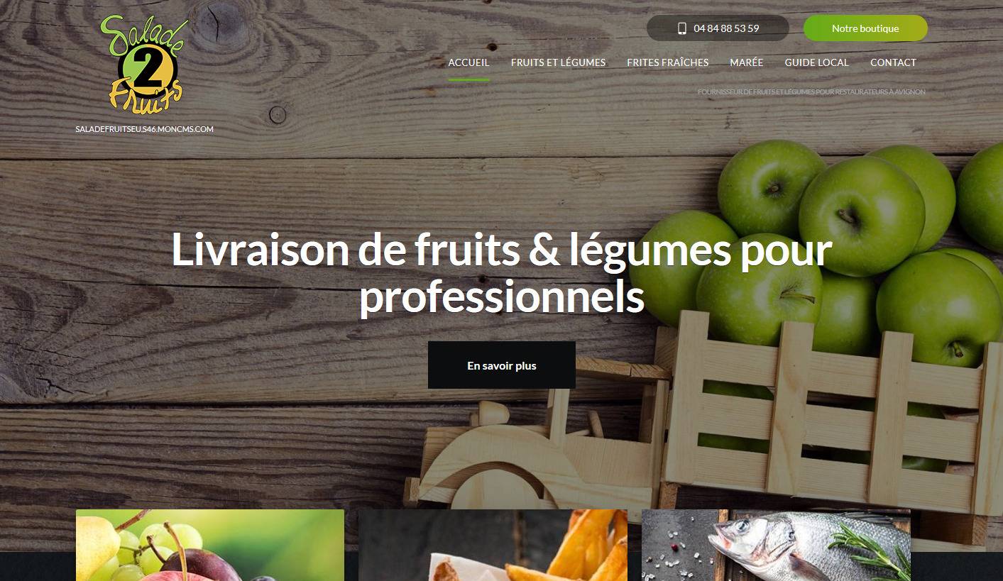 Où se fournir en fruits et légumes frais pour professionnels à Avignon - Salade 2 Fruits