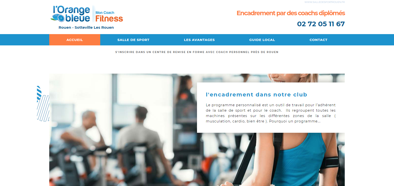Où trouver une salle de sport pour perdre du poids à Sotteville-Lès-Rouen ? - L'Orange Bleue 