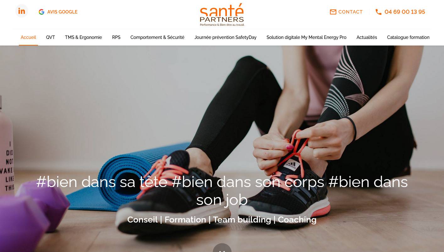 Trouver un expert en coaching d'entreprise à Paris - Santé Partners