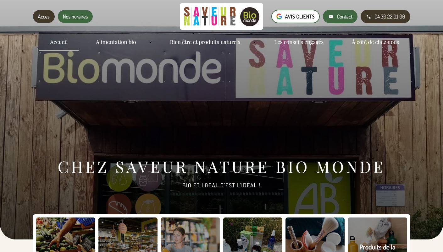 Acheter des produits bio à Belleville-en-Beaujolais - Saveur Nature Biomonde
