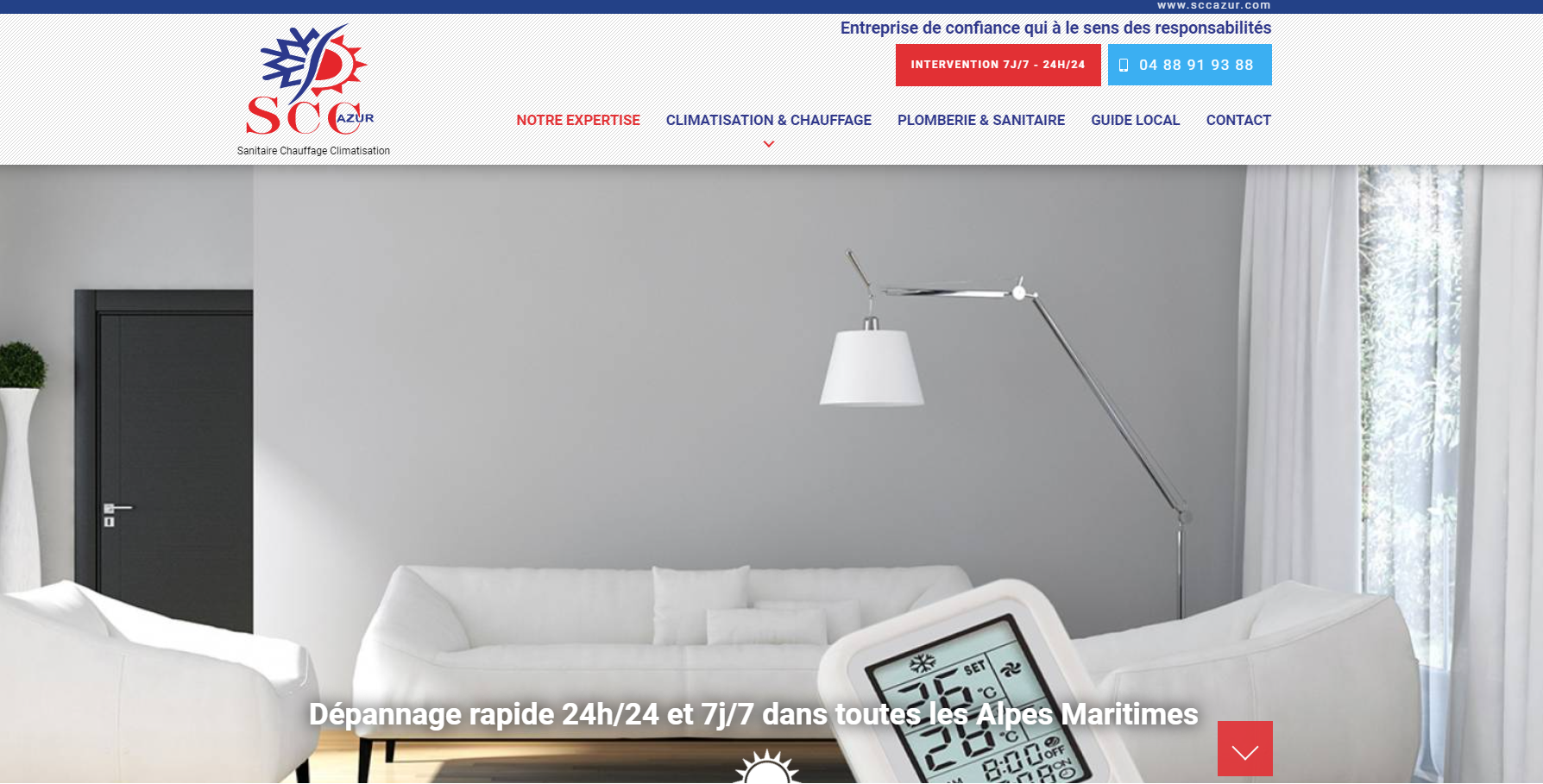 installation plomberie et chauffage nice sccazur