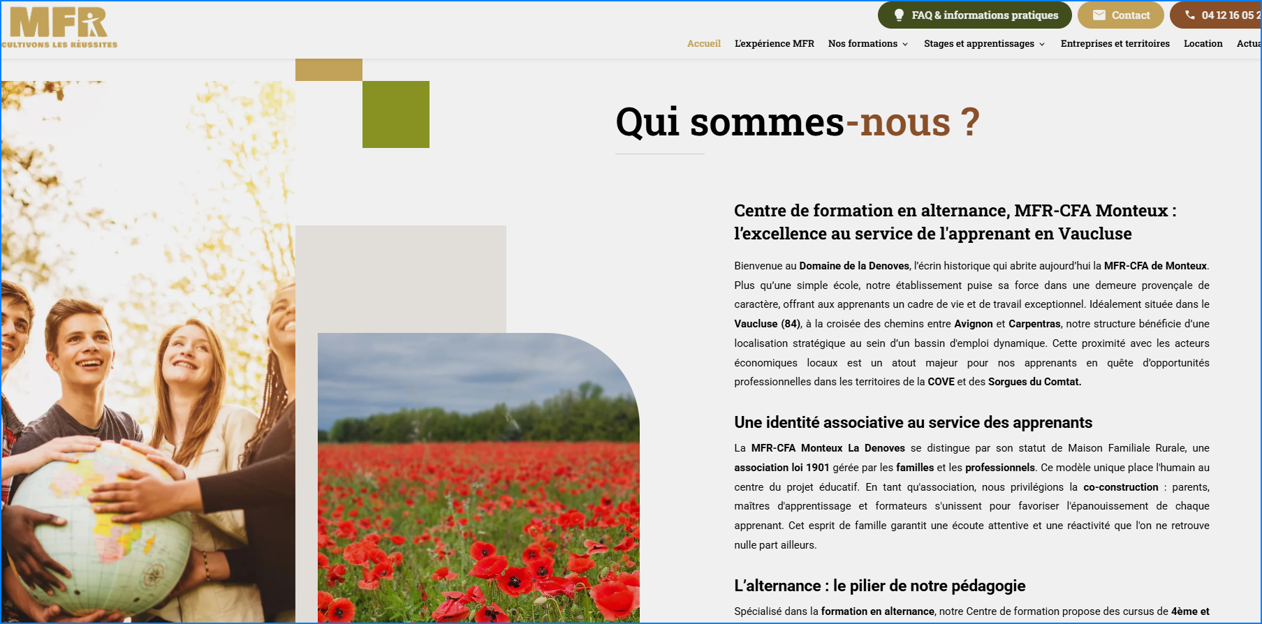 Comment trouver une école pour apprendre un métier par la pratique à Monteux
