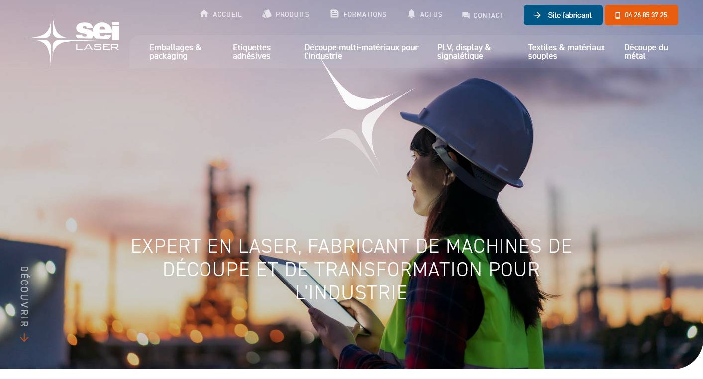 Où trouver des machines de découpe laser pour l'industrie en France ? - SEI Laser