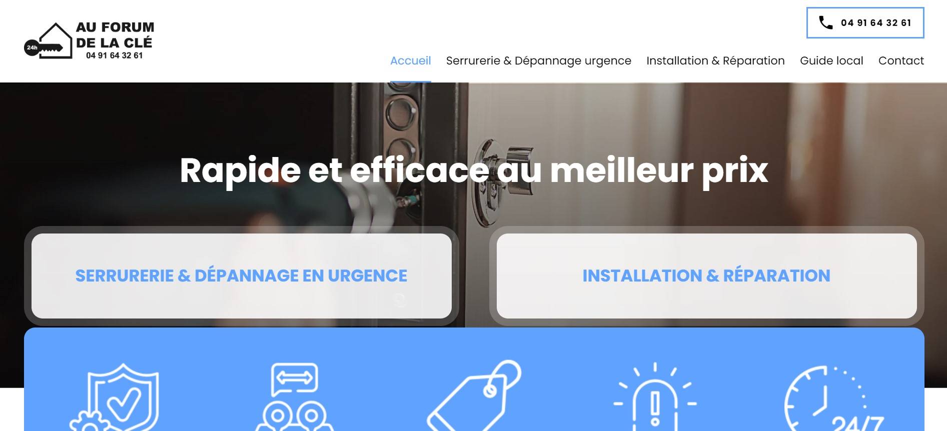 Serrurier en urgence pas cher pour porte claquée sur Marseille - Au Forum de la Clé 
