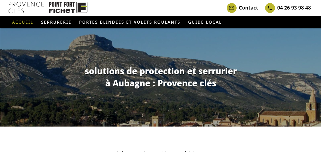 Serrurier et dépannage de porte blindée à Aubagne 