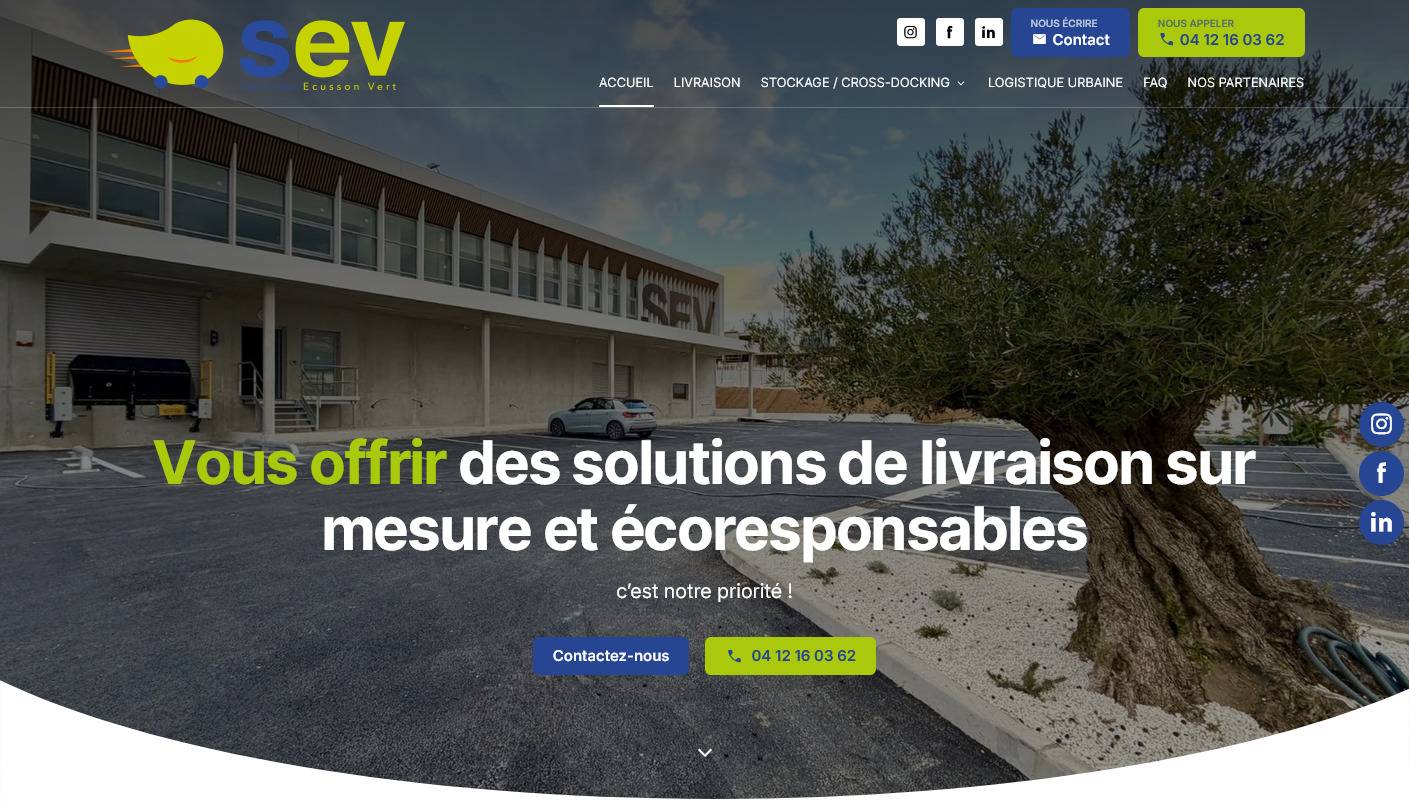 Services de stockage, logistique et livraison écoreponsable à Montpellier - Services Écusson Vert