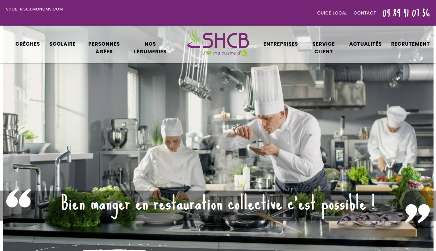 Portage de repas pour cantines scolaires dans le Rhône - SHCB