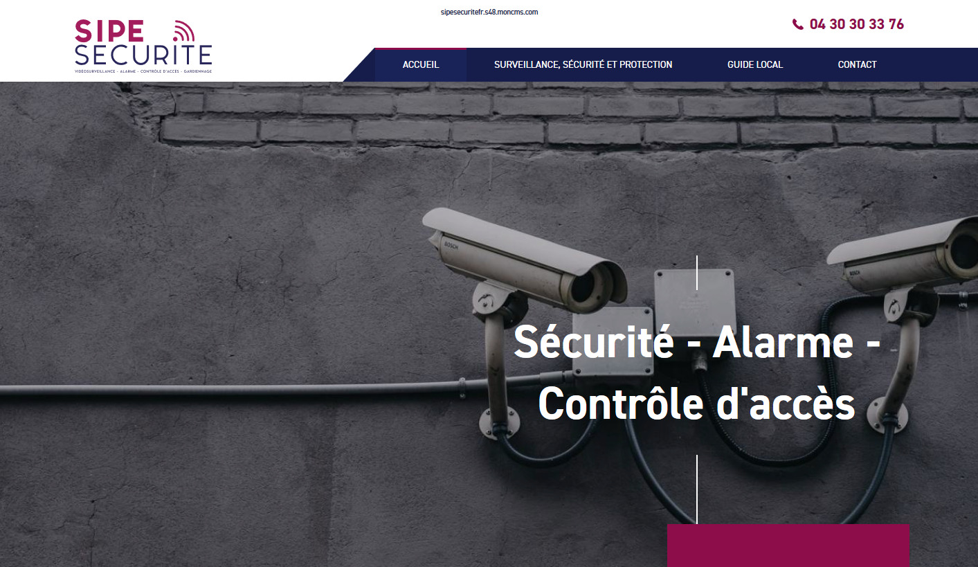 Installation et maintenance de systèmes d'alarme à Salon de Provence par Sipe Sécurité