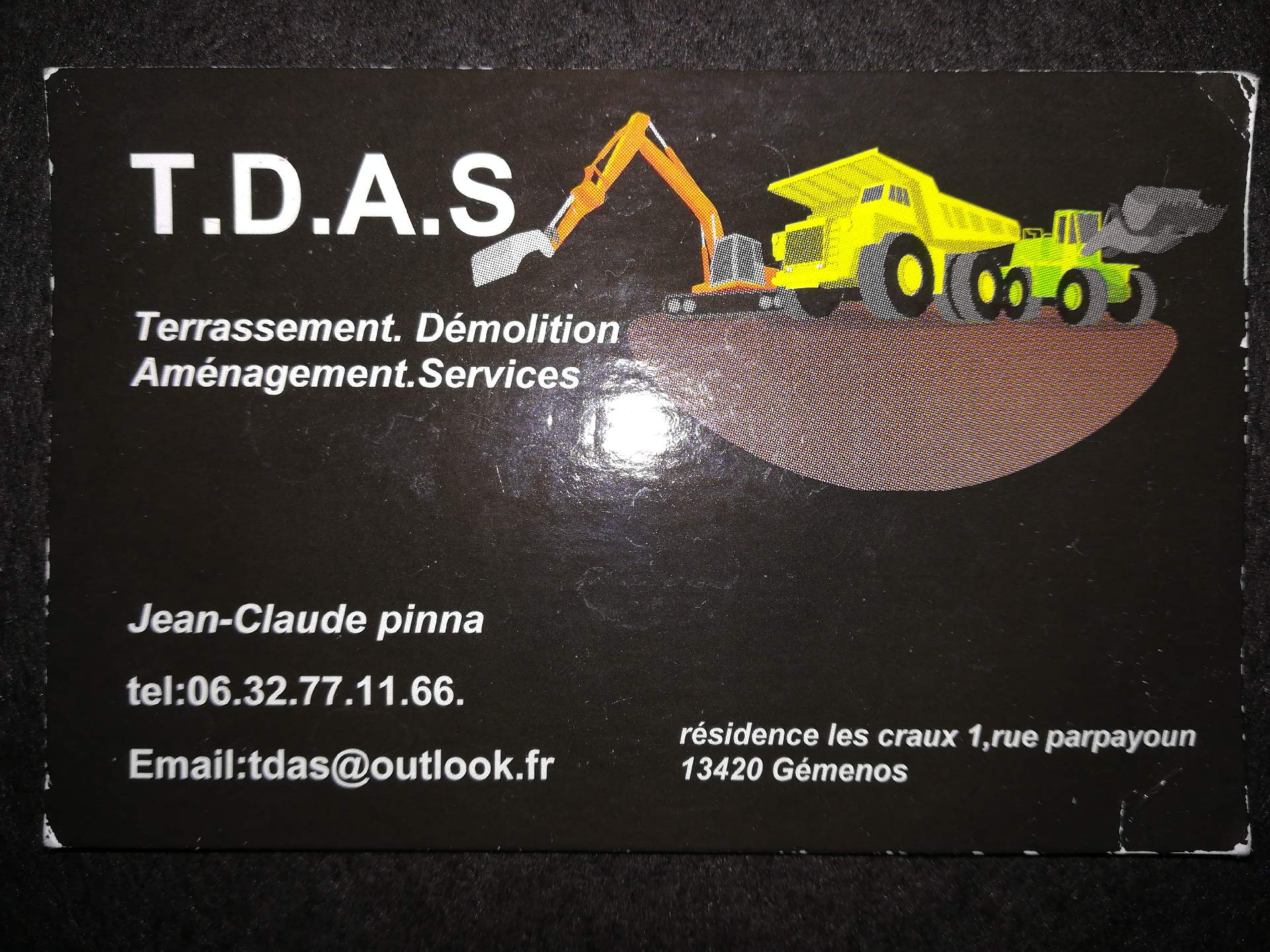 Terrassement Gémenos T.D.A.S