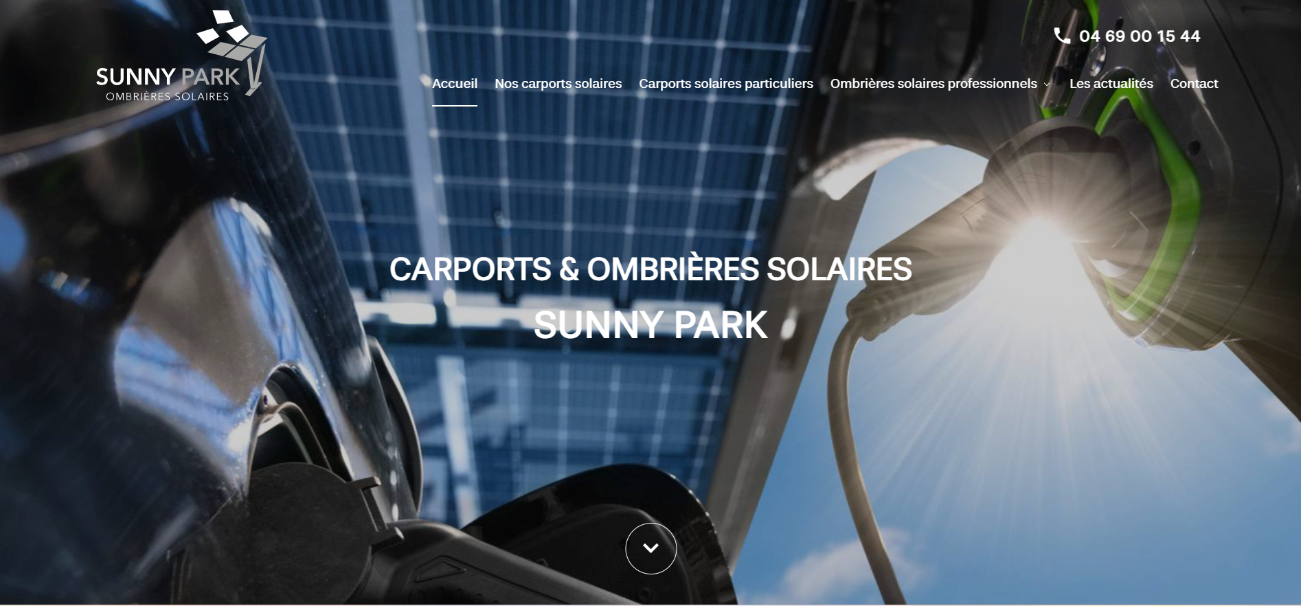 Fabrication et vente de carports solaires en acier pour voiture à Marseille : Sunny Park 