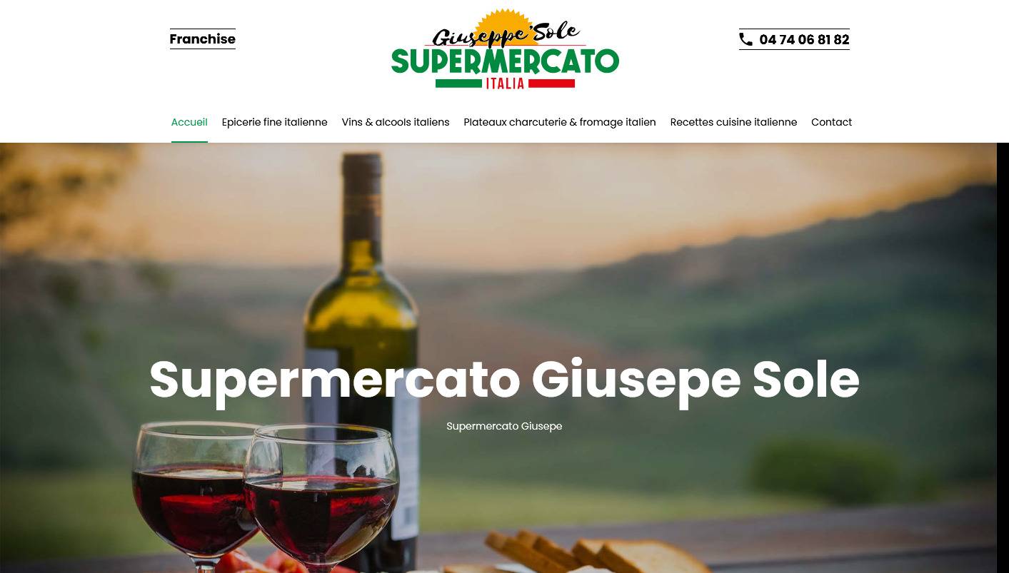 Où acheter des produits italiens à Villefranche-sur-Saône ? - Supermercato Giuseppe