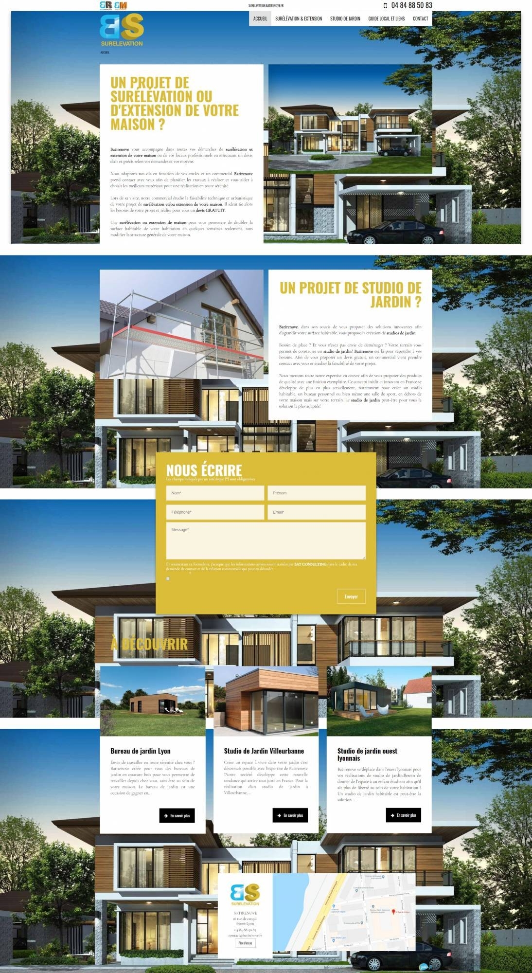 Prix moyen d'une surélévation de maison en bois sur Lyon