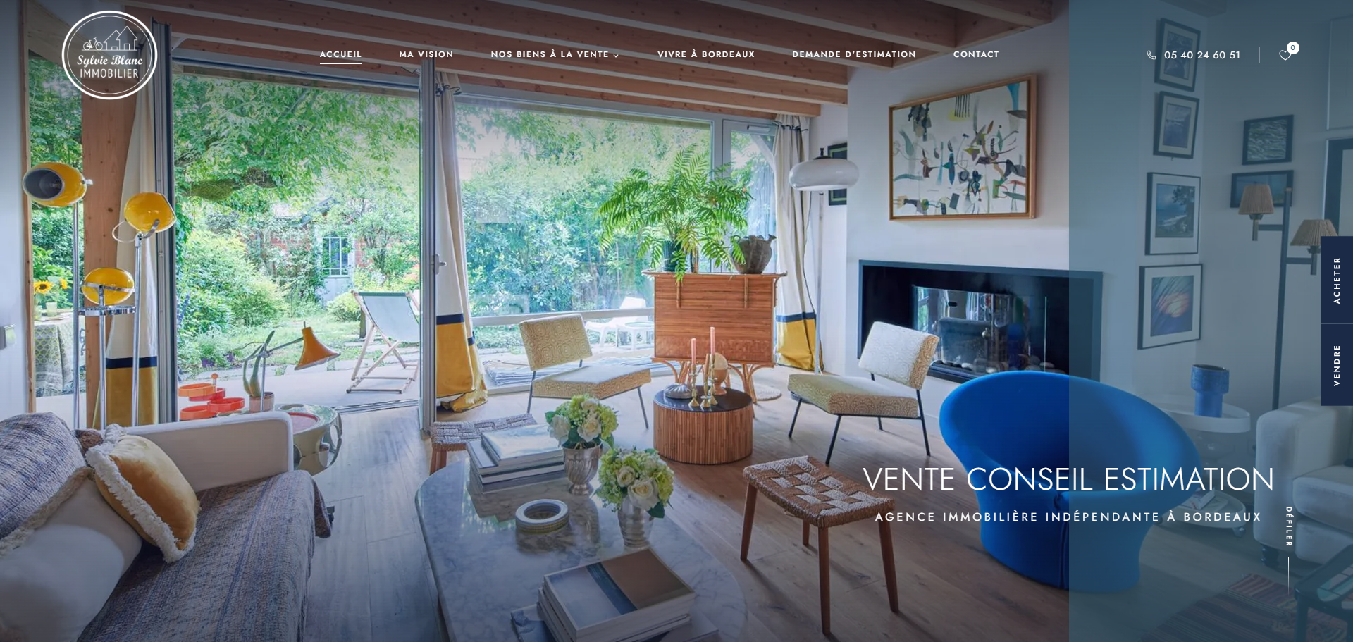 Vente d'appartement avec terrasse à Bordeaux - Sylvie Blanc Immobilier