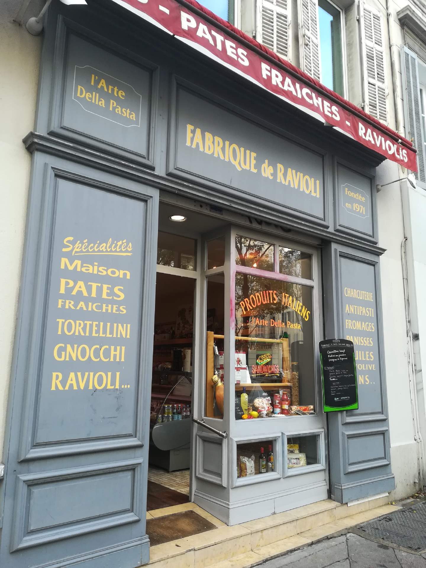 épicerie fine italienne et fabrique de raviolis Marseille La fabrique de ravioli