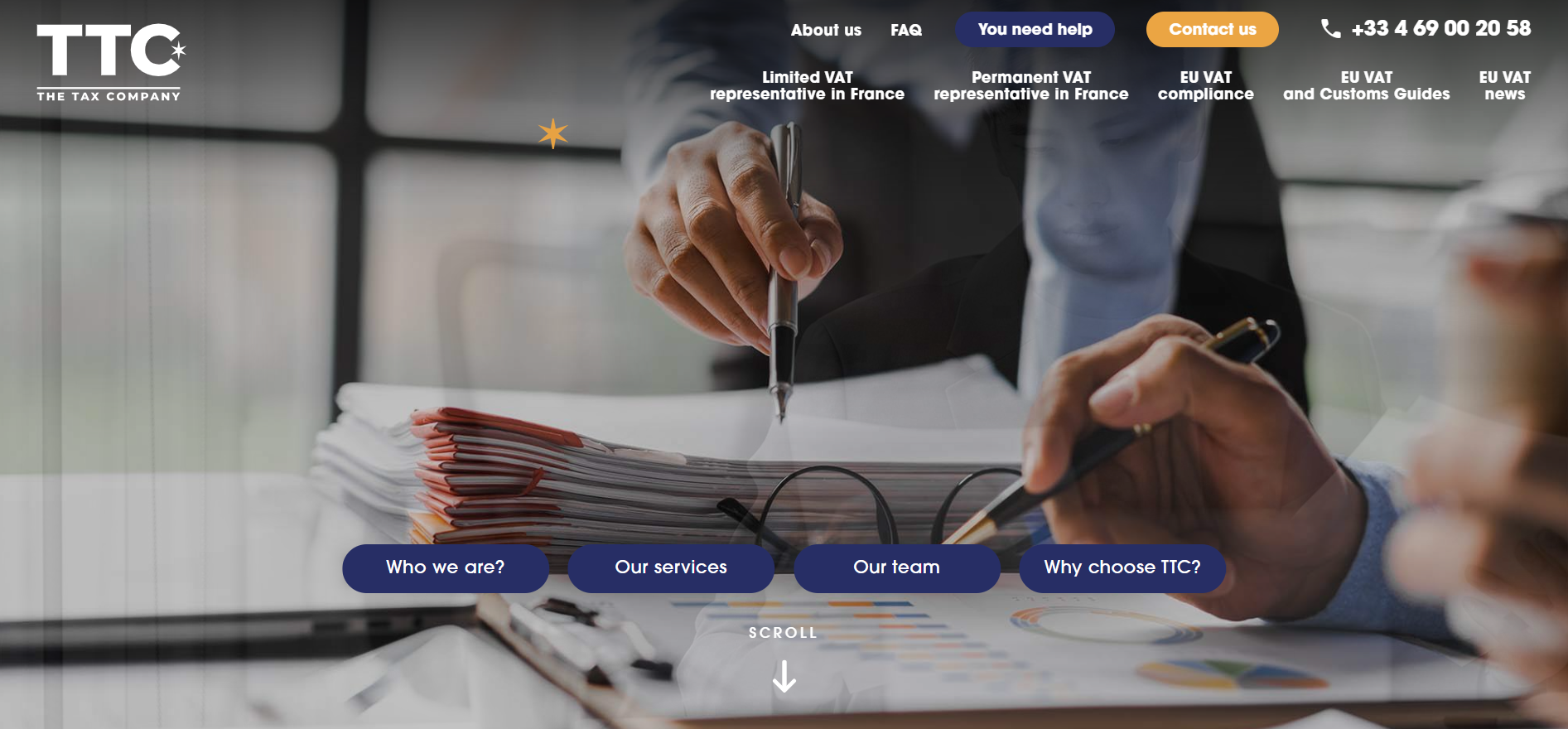 Limited VAT representative France in United Kingdom, London : The Tax Company (TTC)