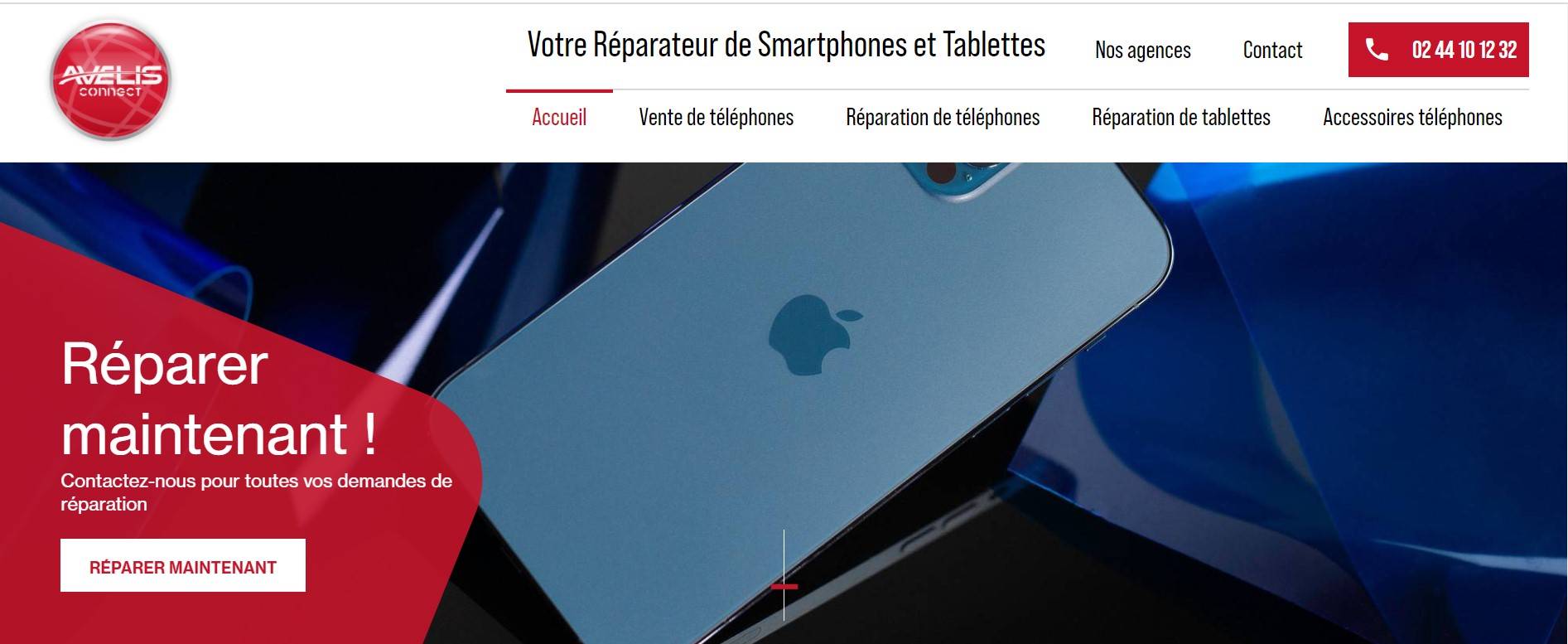 Où faire réparer son écran d'Iphone pas cher à Montivilliers 76290 - Avelis Connect