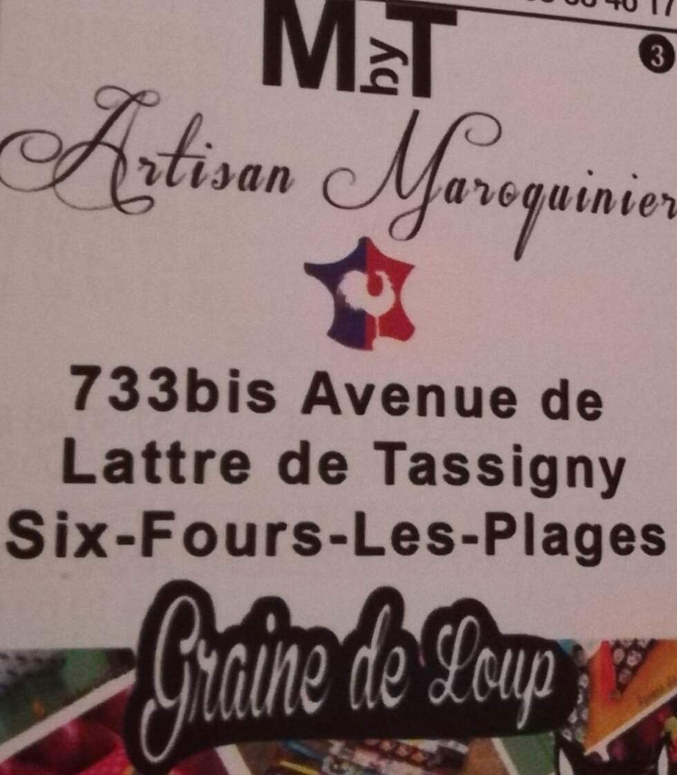 Artisan maroquinier, créations textiles six-fours-les-plages Graine de loup