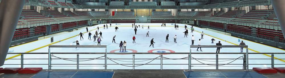 Revêtement de sol pour contour de patinoire Paris Oxform