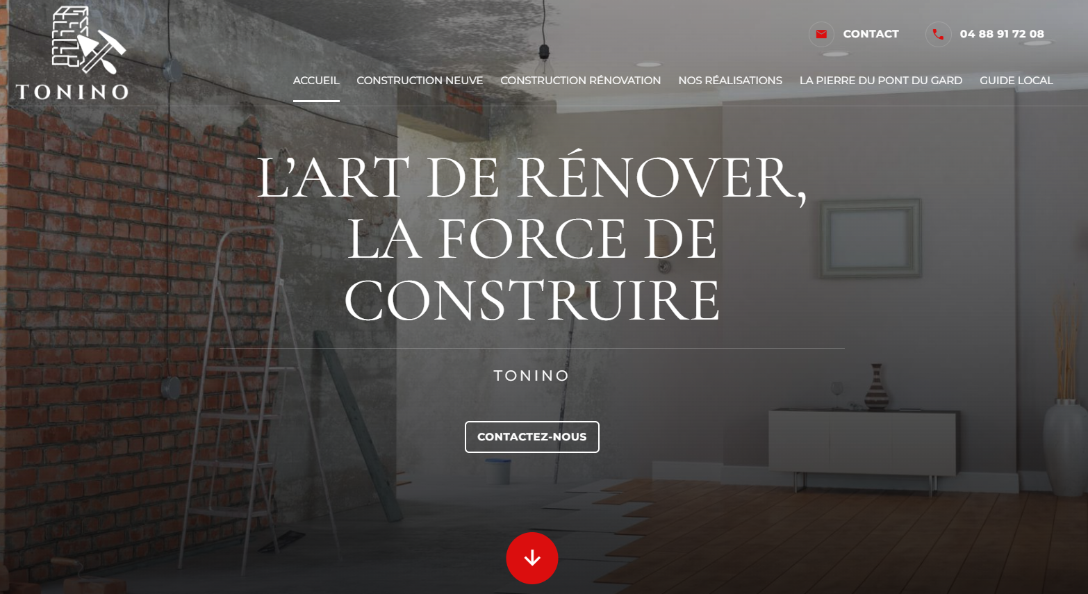 Devis pour la rénovation de façade pierre naturelle par des professionnels à Nîmes dans le Gard  - SARL Tonino