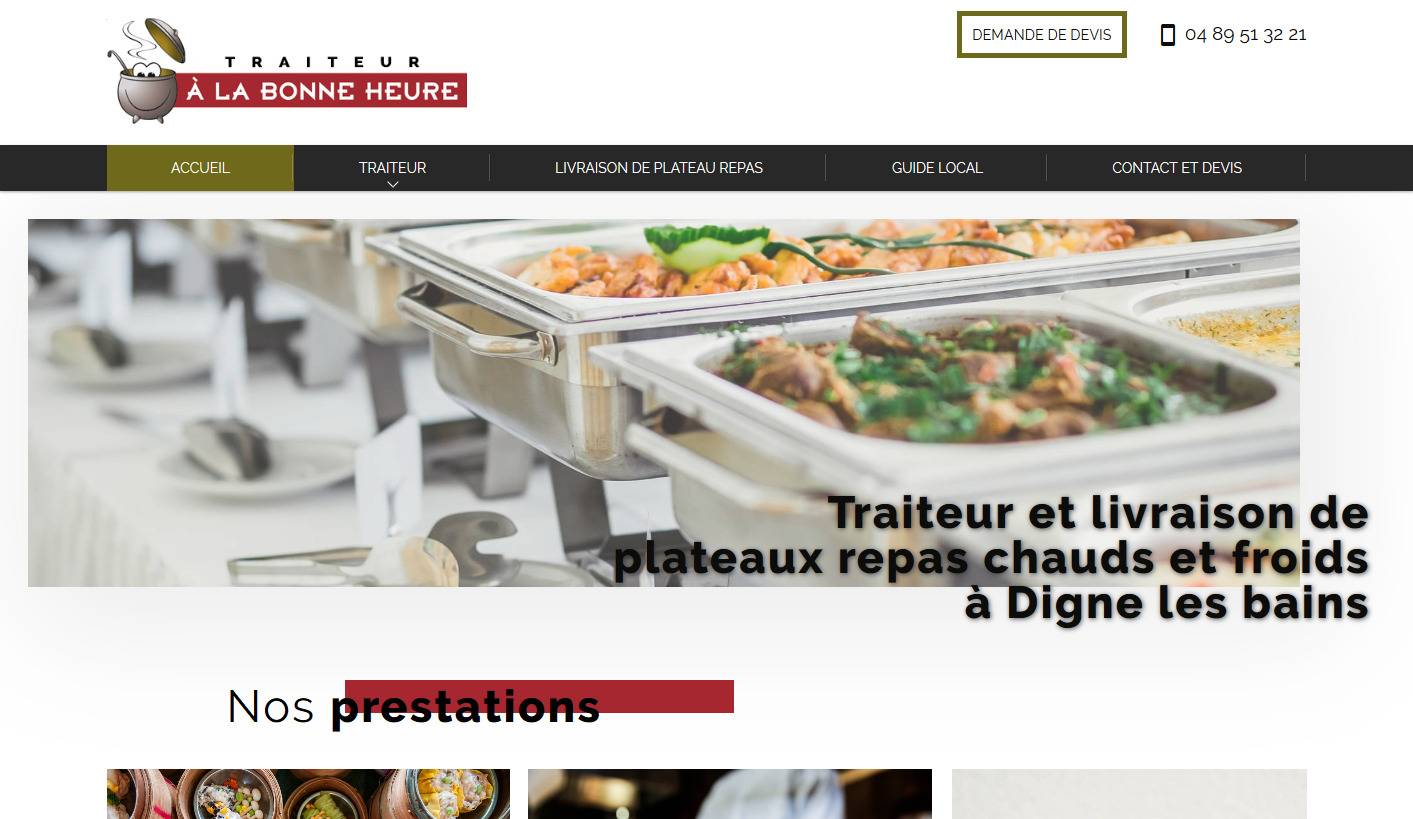 Comment se faire livrer des plateaux repas à Digne les Bains ? - À la Bonne Heure