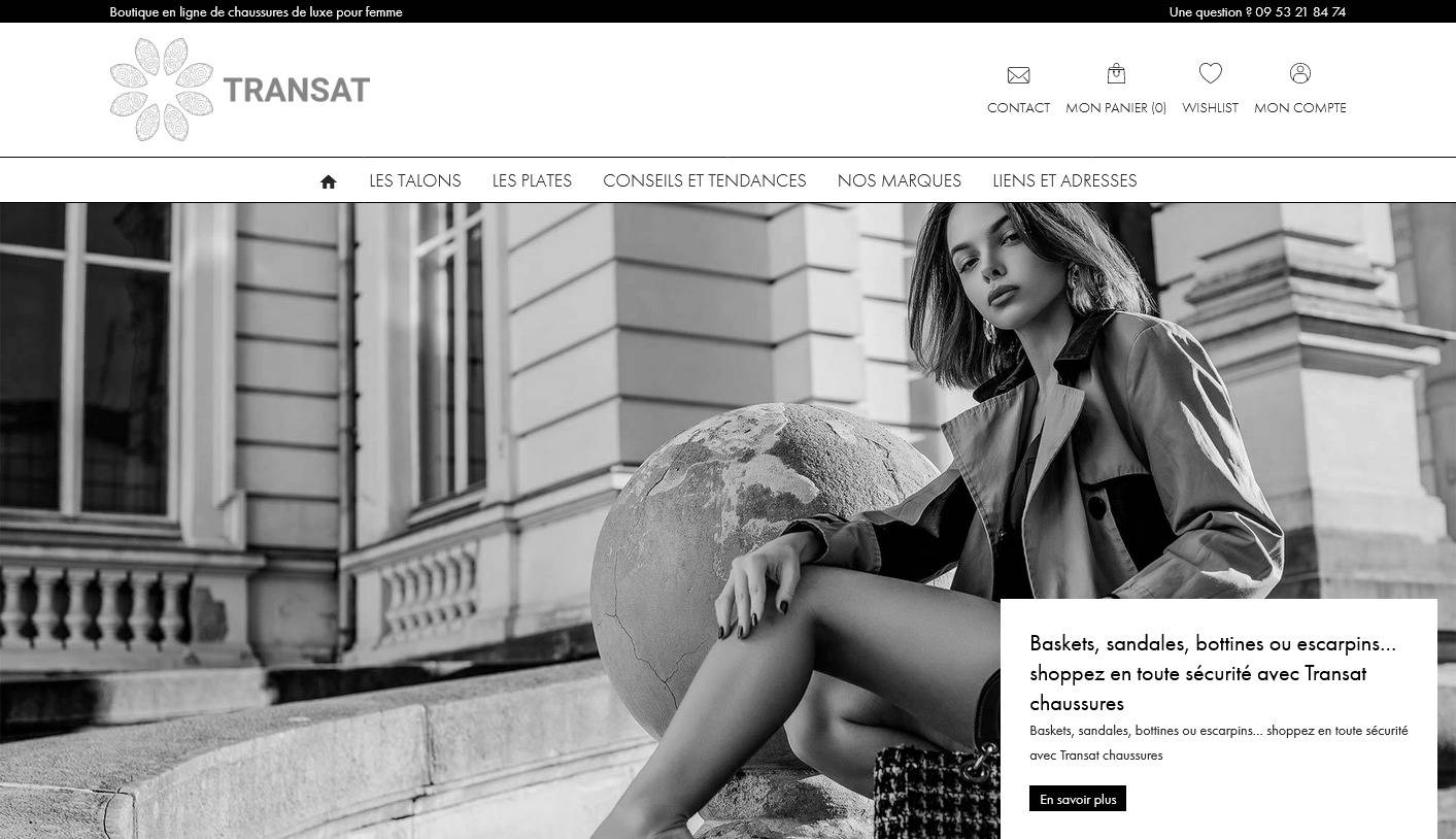 Vente en ligne de chaussures de luxe pour femme - Transat