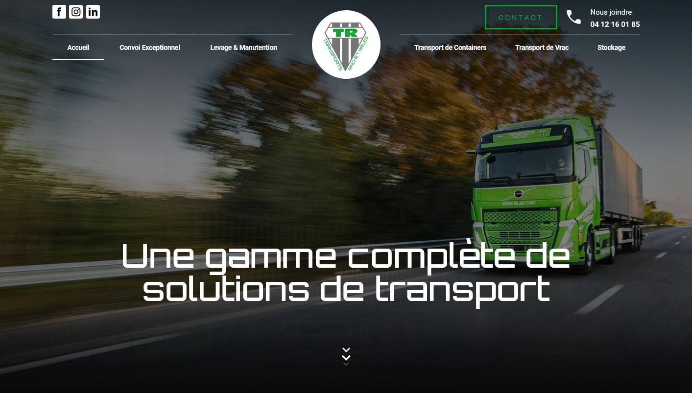 Transports Rachet, le spécialiste du transport de container ou de vrac dans le Sud de la France