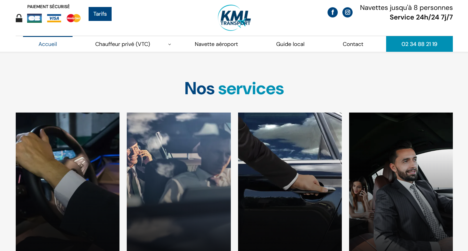 Réserver un chauffeur privé VTC pour un transport de salariés depuis une entreprise vers un centre de formation ou pour un séminaire à la journée proche Le Havre 76600 en Normandie - KML Transport 
