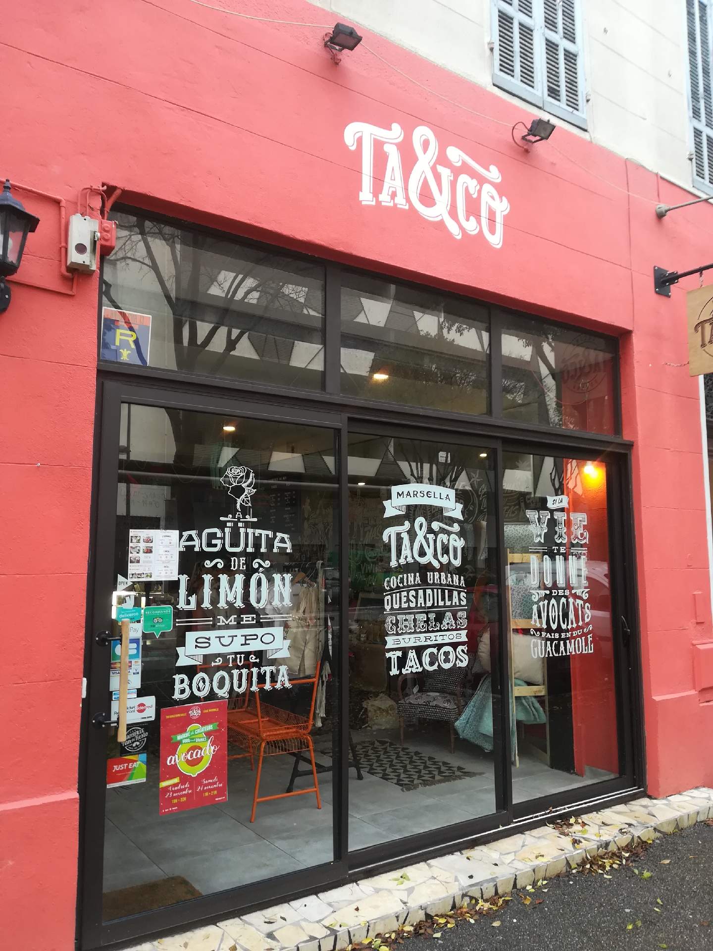 où trouver un bon restaurant mexicain Marseille centre-ville Ta&Co