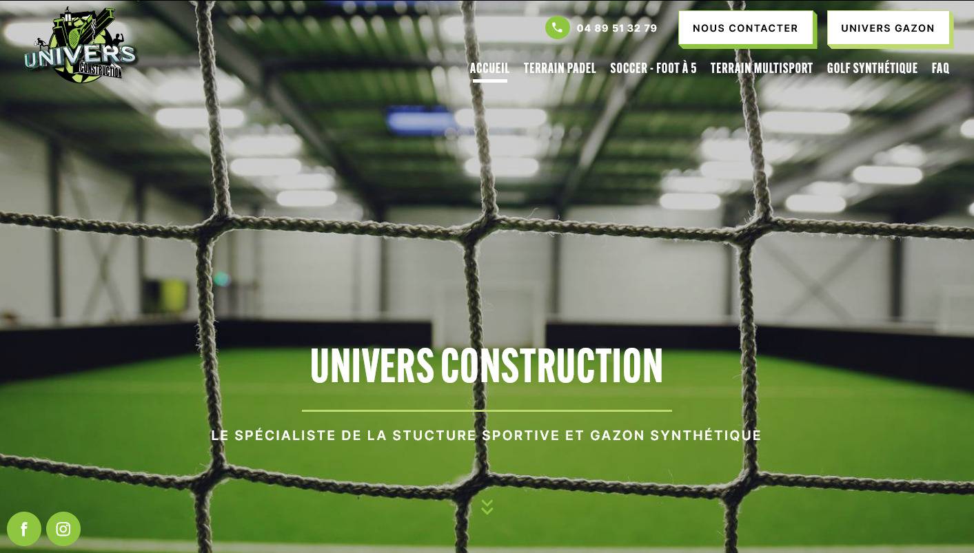 Trouver un fournisseur de pelouse synthétique pour terrain de golf - Univers Construction