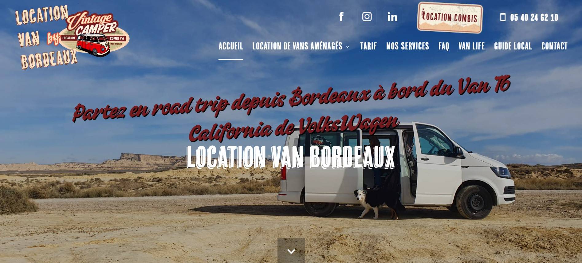 ¨rix location van aménagé à Bordeaux 