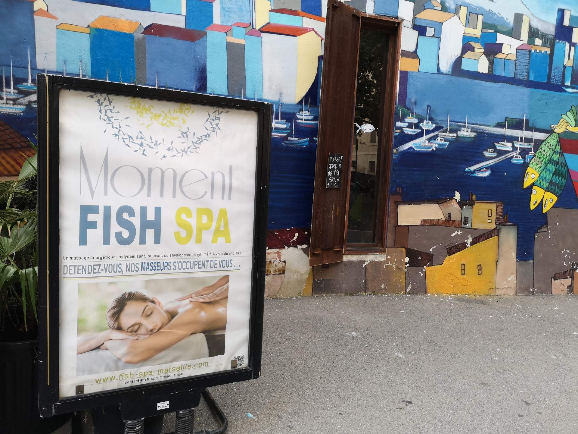 Salon de massage institut de beauté Marseille le Panier Moment Fish Spa