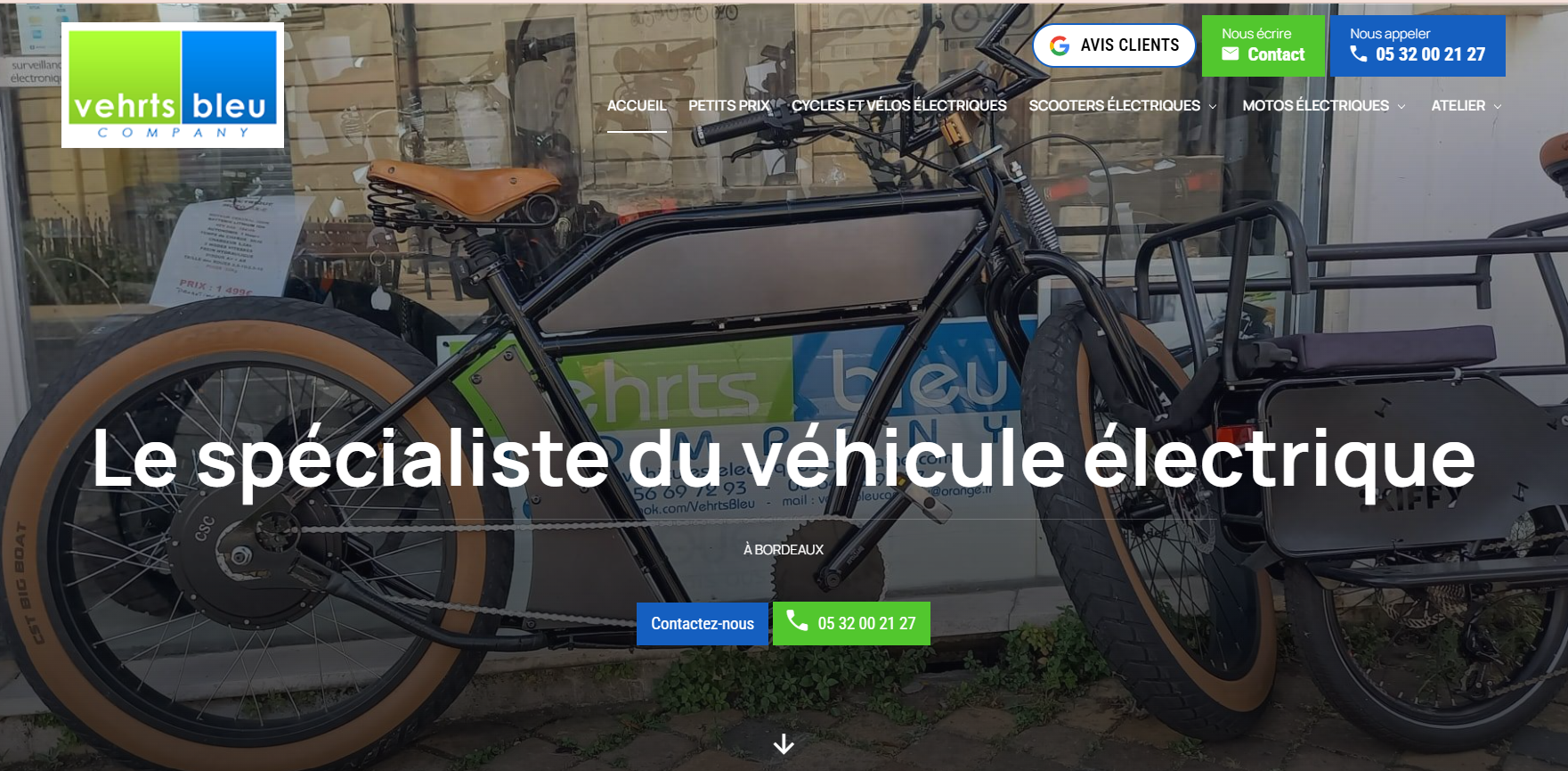 Où acheter un vélo électrique à Bordeaux ? - Vehrts Bleu Company