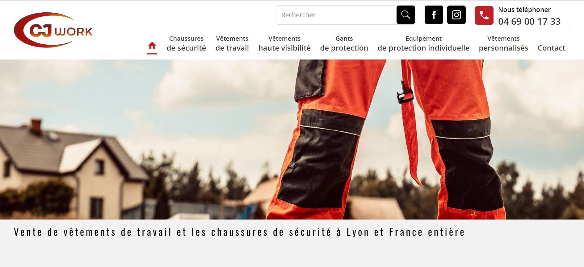 Chaussure de sécurité homme femme pas cher à Lyon