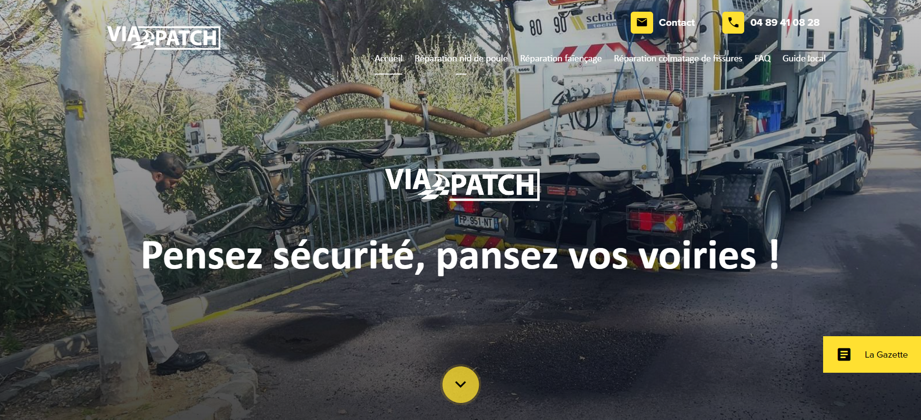 Où trouver à la location un machine pour rénovation de voirie à Marseille ? VIA-PATCH